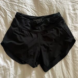 Outdoor Voices Women's Sleek Black Athletic Shorts